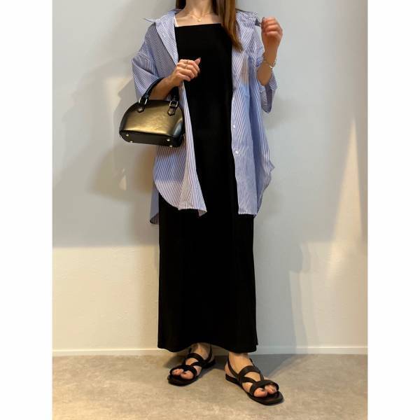 最高に「シルエットがキレイ」！「夏になると着たくなる」～！”リブキャミワンピ”を紹介