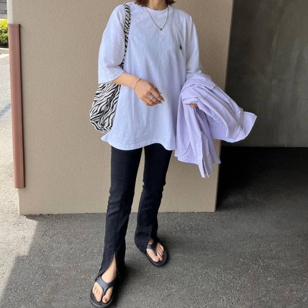 「めーっちゃ綺麗に見えるやん♡」と即決！！【GU】”スリットフレアジーンズ”が最高