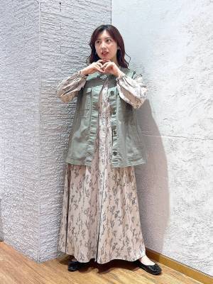 うっそー！！【グローバルワーク】もう値下げ？！ 大人可愛い「花柄ワンピ」♡