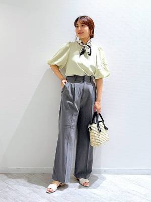 「二の腕カバーばっちり♡」【グローバルワーク】爽やか「袖ぽわトップス」って？