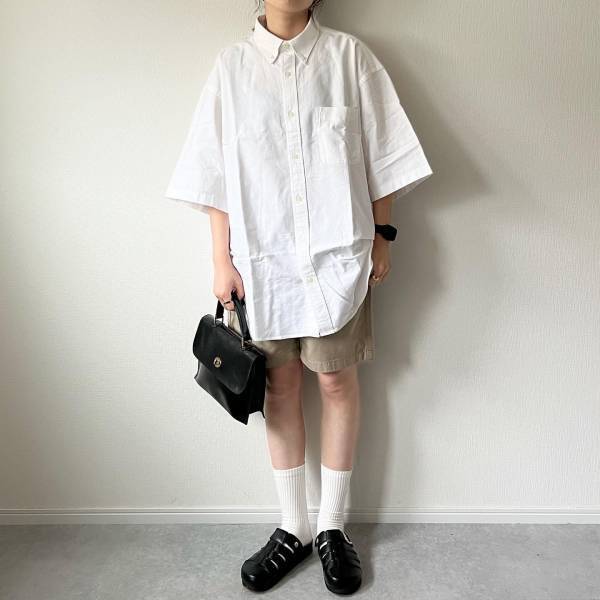 やっぱ頼りになる♡【GU】買い足すべきは「こなれシャツ」！