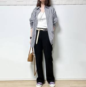 やっぱ頼りになる♡【GU】買い足すべきは「こなれシャツ」！