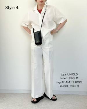 《羽織りに困ったら → これ一択！》【ユニクロ】ユニ女も”リピ買い”！ 名品「半袖シャツ」