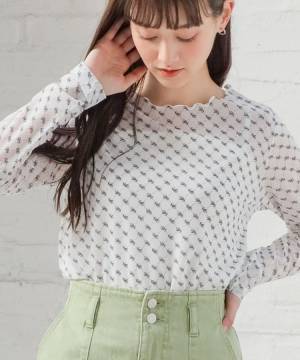 「最近ハマってます♡」【ハニーズ】沼落ち女子、続出！「上品シアートップス」が高見えって噂！