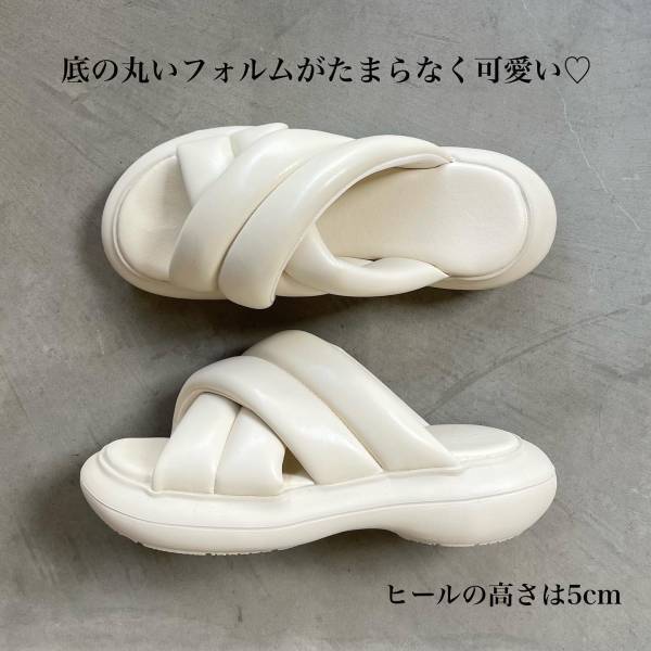 いま、流行ってるやつ♡【GU】買っておきたい「ぷくぷくサンダル」