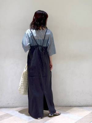 「濃グレー」って優秀だ♡【ローリーズファーム】上品おしゃれな「シンプルワンピ」