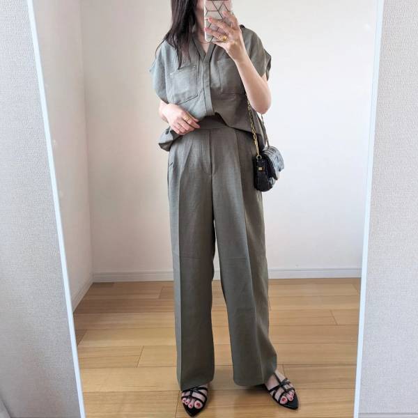 「脚長要素満載」で「ホント素敵」♡【しまむら】おしゃれすぎる”セットアップ”紹介