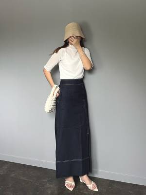 ほんと動きやすくて快適！！暑い夏のロングスカートで狙い目は大人可愛い”デニムスカート”！