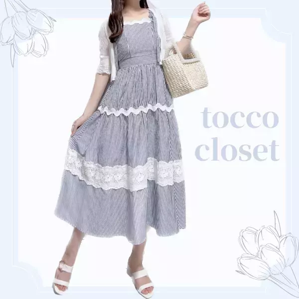 「着心地快適」「ボディラインをスッキリ見せ」！【toccocloset】で”爽やか清楚ワンピ”を発見！