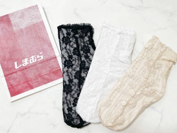「ずっと探していた」コレ。「持っていて損はない」！！【しまむら】合わせやすいプチプラ”レースソックス”を紹介