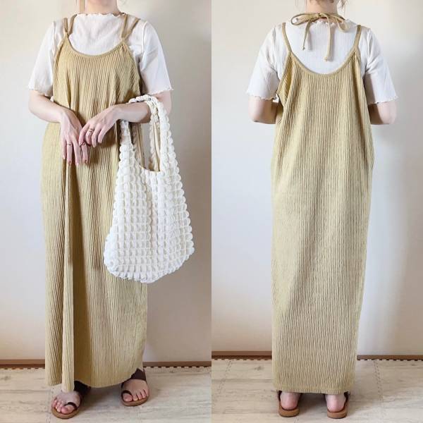 えっ！これが「990円」！？【しまむら】の”キャミワンピース”が「思わず二度見」するほどちょーー可愛いっ！！