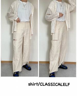 「欲しかったやつ〜」♡【しまむら】「シルエットいい」”カットデニム”が「タイプ過ぎ」