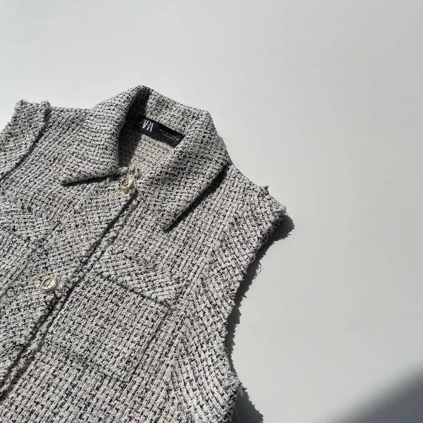 「一目惚れ」してしまった…！！【ZARA】の”ツイードベスト”が可愛すぎてる！！