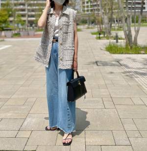 「一目惚れ」してしまった…！！【ZARA】の”ツイードベスト”が可愛すぎてる！！