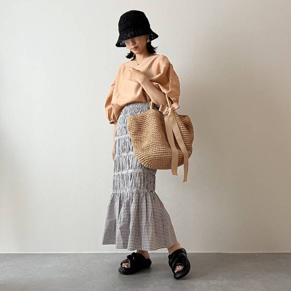 「発見して速攻でポチッた」レベルの可愛さ！【GU】形も着心地も最高な”チェックスカート”正直レポ