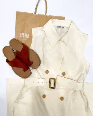 「高見え効果」スゴすぎ…！【ユニクロ×JWAnderson】ヘビロテ確定！”リネンブレンドワンピース”が夏に活躍