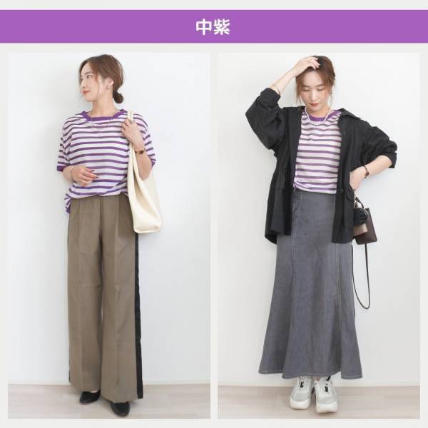 結局、「ボーダー」一択なんだわ♡【しまむら】絶妙な&#8221;透け感&#8221;が、今っぽ◎「ボーダーニット」