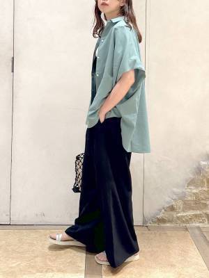 他のシャツより『特にイイ』♡♡【グローバルワーク】お手入れ楽ちん！ 体型カバーも叶う「優秀シャツ」