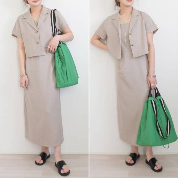 こりゃ《着回し力、最強説》 【GU】”少ない服でおしゃれ”が叶う♡ 人気の「マルチウェイワンピ」