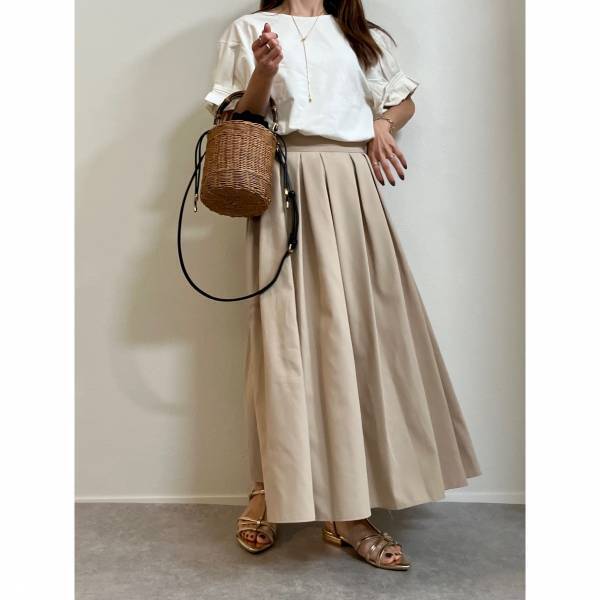 「大人可愛い夏コーデ」が簡単にできちゃう♡【Chaco　closet】“袖フリルTシャツ”がかわいい