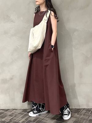 1枚でキマる♡【ローリーズファーム】ササッと身支度完了♡「優秀ワンピ」