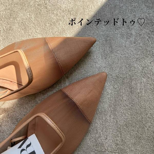 やっと「購入」！「やっぱりこれ可愛かった」【ZARA】の”夏シューズ”はオンオフ使えちゃう！！