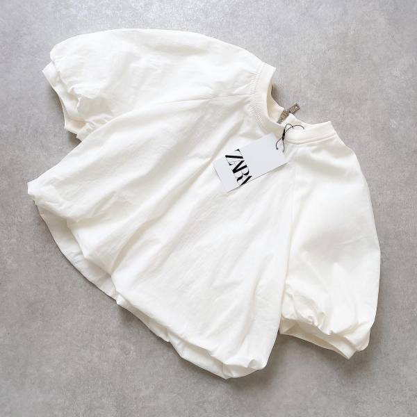 「推し」ですっ！！「買って良かった～」と大絶賛！【ZARA】”ホワイトトップス”2選