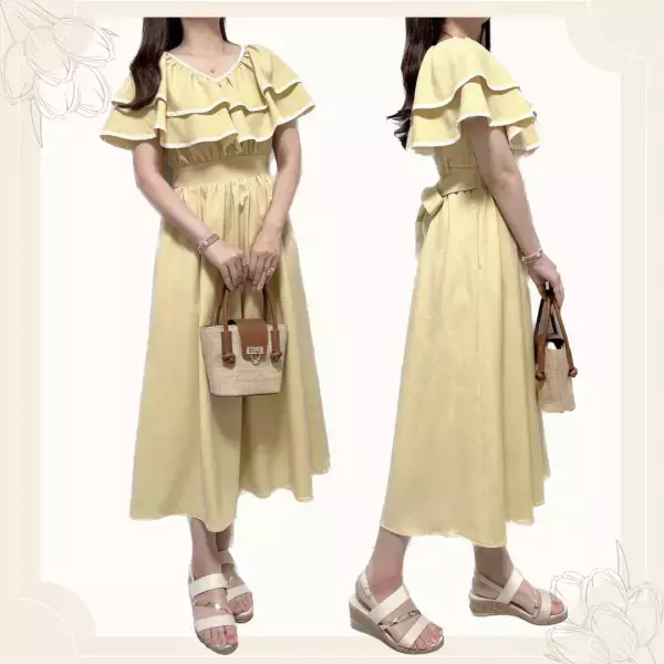 こればっかり、着ちゃいそう！！低身長さんにもオススメ”夏の主役級ワンピース”が可愛すぎる