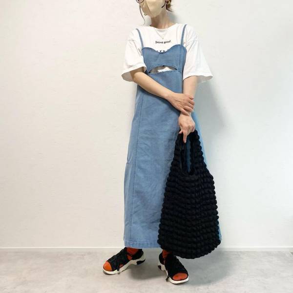 すぐさま「ゲット」して大正解！【しまむら】「可愛くて大満足」カジュアル派の”キャミワンピ”