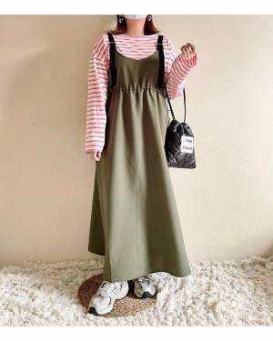 すぐさま「ゲット」して大正解！【しまむら】「可愛くて大満足」カジュアル派の”キャミワンピ”