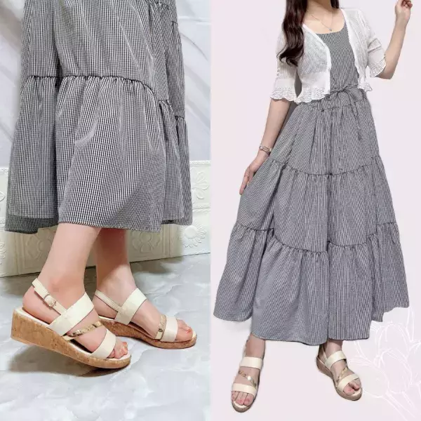 可愛すぎて「プチプラと思えない」！！「買って大満足」【vivian　collection】“ウェッジサンダル”集