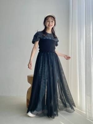 なにコレ最強では！？【ローリーズファーム】ふんわり可愛い♡「チュールベアワンピ」