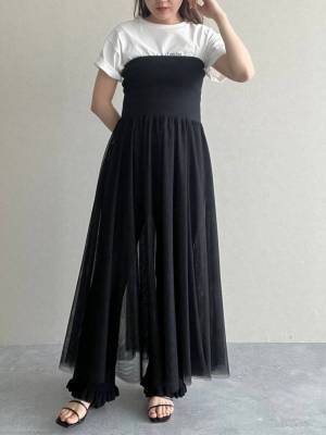 なにコレ最強では！？【ローリーズファーム】ふんわり可愛い♡「チュールベアワンピ」