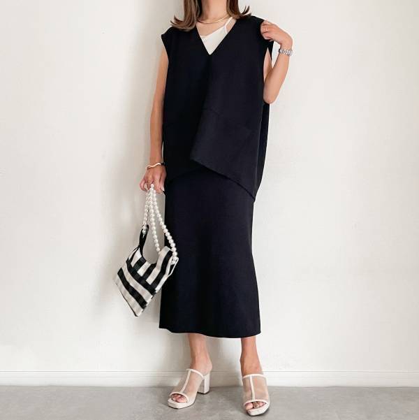 めちゃカワで最ッ高～～♡「格上げ間違いなし！」【aquagarage】“着回し万能ベスト”紹介