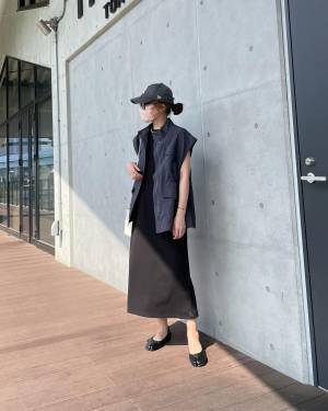 夏も「黒」が大優勝♡ 今季の【GU】は”当たり”だらけ！ シンプル＆きれいめ「黒ワンピ」