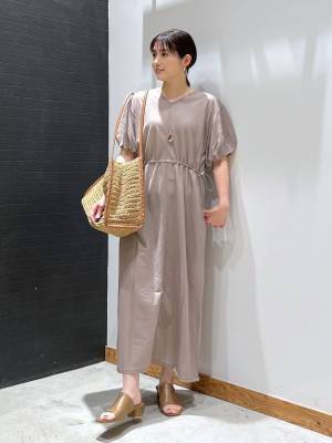 《こりゃ、夏のスタメンだぁッ！》 【グローバルワーク】着るたびヒンヤリ♡「涼しげワンピ」