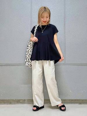 『シンプル』こそ『最強』だッ♡【グローバルワーク】腰回りの体型カバーも◎「きれいめトップス」