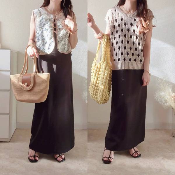 ほんっと可愛くて「慌てて買いに走った」！【しまむら】「即決」で購入”高見えサマーベスト”は「2色買って損なし」