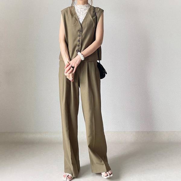 どう着回す？着回し力・レイヤリング力抜群のベストを使ったおしゃれな夏コーデ