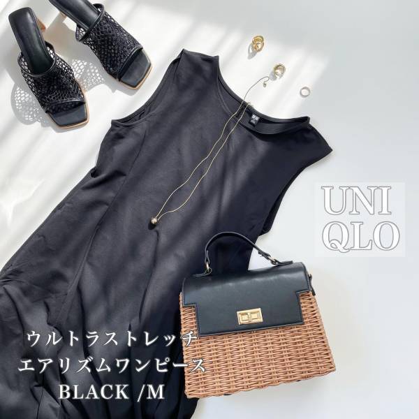 「試着室で即決！」だって♡ 【ユニクロ】デザインも機能性もパーフェクト◎「最強ノースリワンピ」