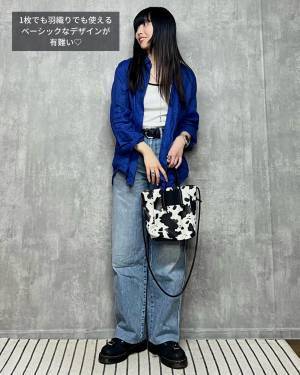 “イイ女”感、ハンパねぇぇッ♡【ユニクロ】1枚で絵になる！ 見逃せない「洗練ブルーシャツ」