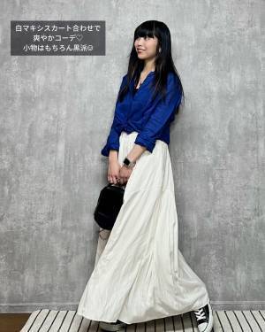 “イイ女”感、ハンパねぇぇッ♡【ユニクロ】1枚で絵になる！ 見逃せない「洗練ブルーシャツ」