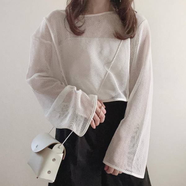 1点投入でオシャレ上級者！【GU】買い足しマスト！「メッシュアイテム」