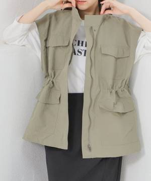 ＜コーデのマンネリ → 解消！＞【ハニーズ】即買い足したい！ 着回し力抜群の「ベスト＆ジレ」