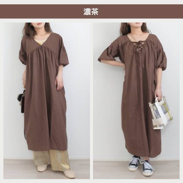 程よい透け感が最高♡【しまむら】サラッと着こなす「ワンピース」
