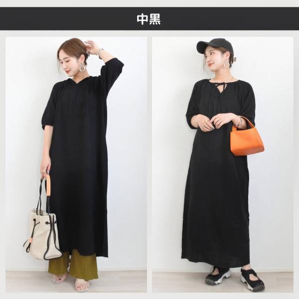 程よい透け感が最高♡【しまむら】サラッと着こなす「ワンピース」