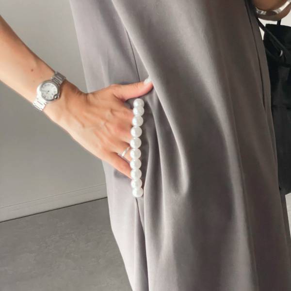 「夏の味方！」「プチプラなのに高見え！」最っ高♡♡【しまむら】“パールワンピ”がかわいい