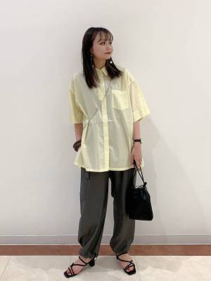 えっ！ 『隠れ名品』じゃない！？【ローリーズファーム】体型カバーも◎「ストライプシャツ」