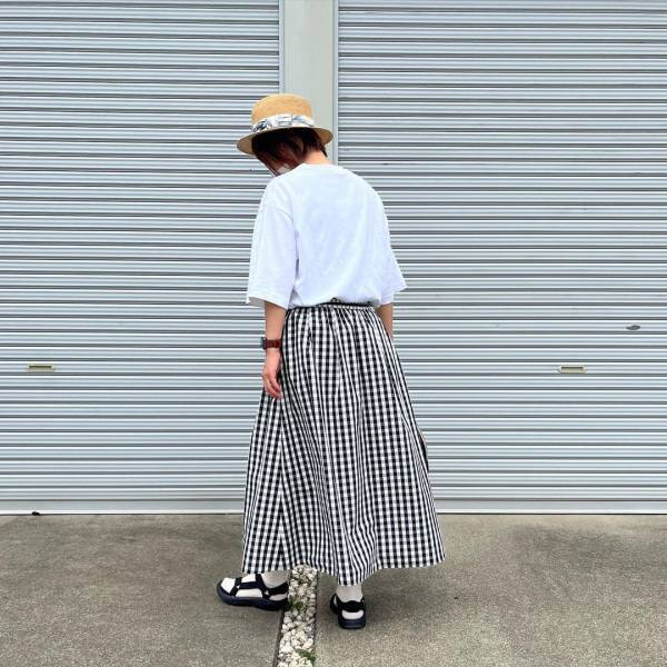 夏が来ると着たくなる？！一気にオシャレ感UP♡【GU】”ギンガムスカート”コーデ集