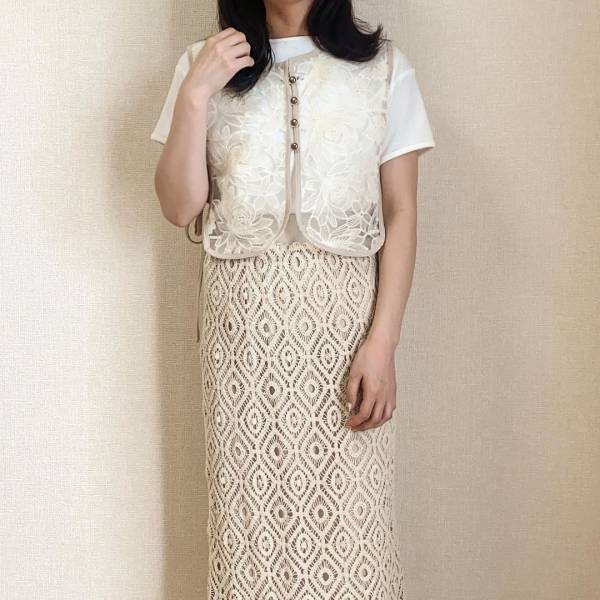 オーガンジーが「めちゃくちゃかわいい」♡【しまむら】「生地感が好き」な”花柄ベスト”まとめ